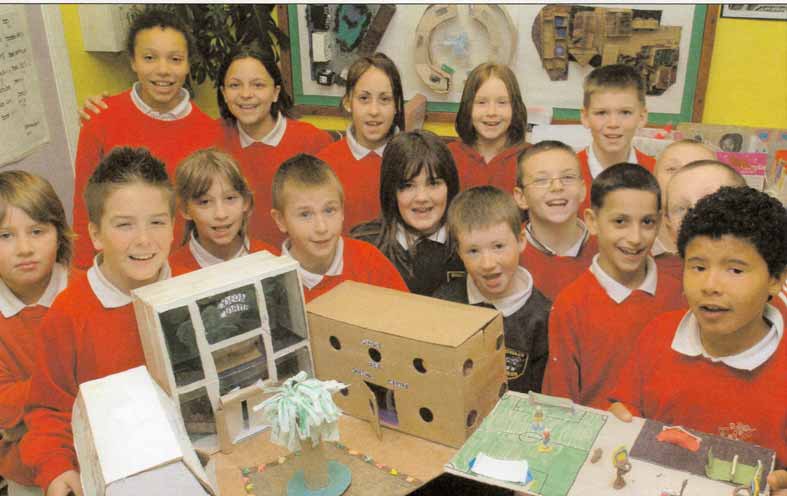 Town planning at Studley Green Primary School